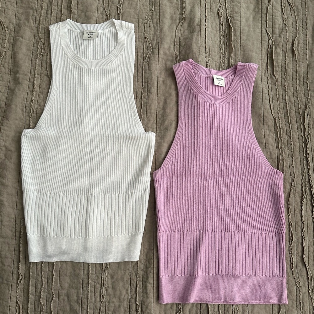 Abercrombie & Fitch Ribbed Tank bundle
